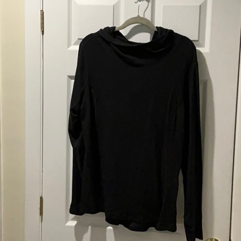Danskin Black Sweatshirt Hoodie Top